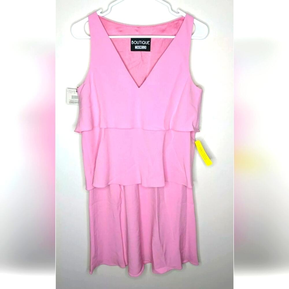 Boutique Moschino Sleeveless Dress, Pink, Women's 8 US (42)